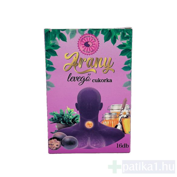 Arany levegő torokcukor 16x