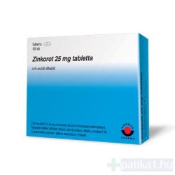 Zinkorot 25 mg tabletta 100x