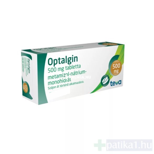 Optalgin 500 mg tabletta 20x