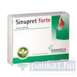 Sinupret Forte bevont tabletta