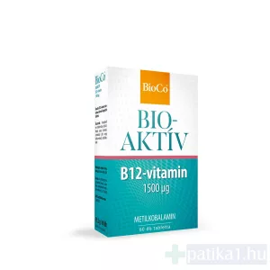 BioCo Bioaktív B12-vitamin 1500 mcg tabletta 60x
