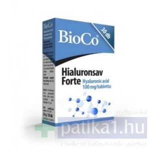 BioCo Hialuronsav Forte tabletta 30 db