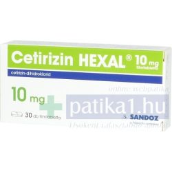 Cetirizin Hexal 10 mg 30x