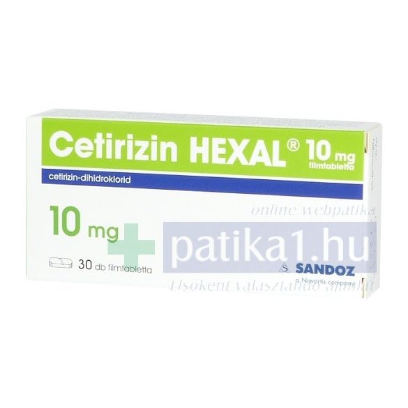 Cetirizin Hexal 10 mg 30x