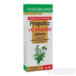 Naturland Propolisz C-vitamin tabletta 20 db