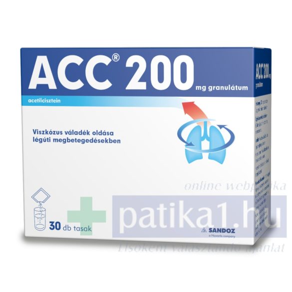 ACC 200 mg granulátum 30x 3g