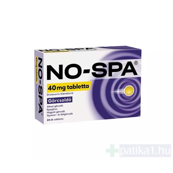 NO-SPA NEO 40 mg filmtabletta (24db) Nospa ízületi fájdalom esetén