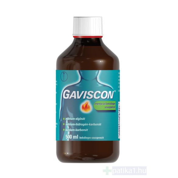 Gaviscon menta ízű belsőleges szuszpenzió 500 ml