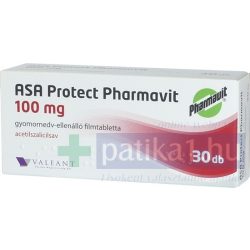   ASA Protect Pharmavit 100 mg gyomornedv-ellenálló filmtabletta ASA EP 30 db