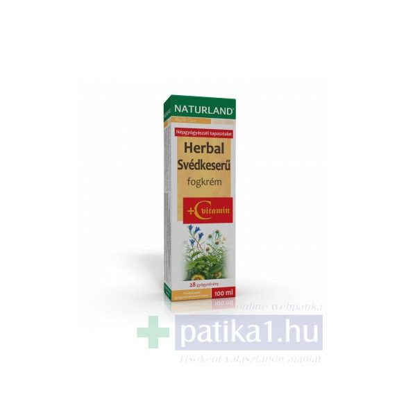Naturland Herbal Svédkeserű fogkrém + C-vitamin 100 ml