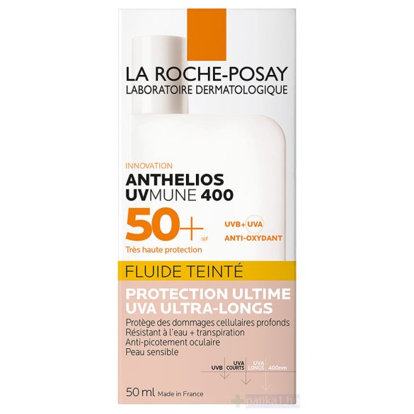 La Roche-Posay Anthelios UV MUNE 400 Ultra fluid színezett SPF50+ 50 ml