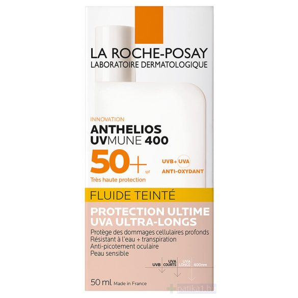 LRP Anthelios UV MUNE 400 Ultra fluid színezett SPF50+ 50 ml