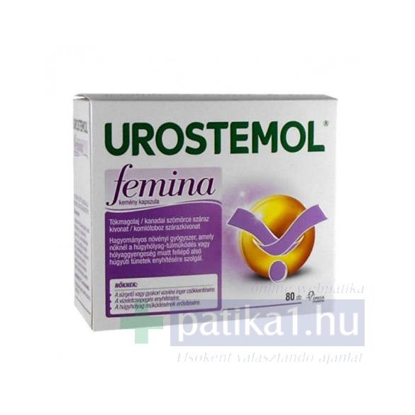 Urostemol Femina kemény kapszula 80x