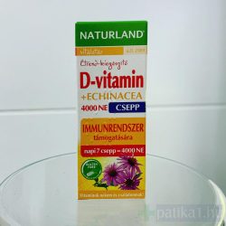Naturland D-vitamin 4000 NE + Echinacea csepp 30 ml