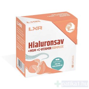 LXR HIALURONSAV +MSM +C-VITAMIN KOMPLEX 60X kapszula