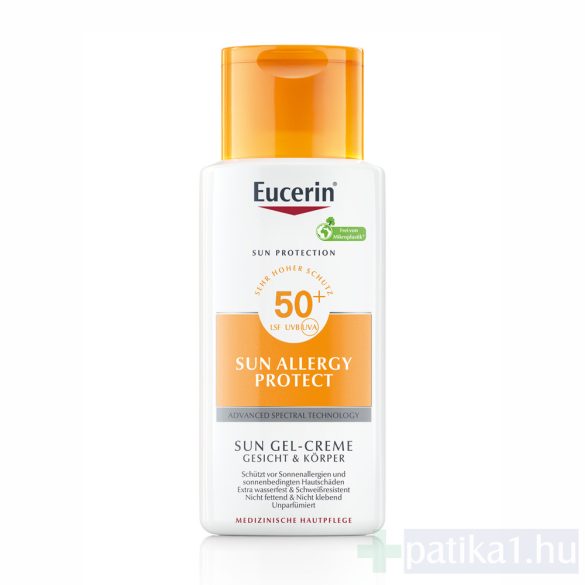 Eucerin Sun Allergy Protect Napallergia elleni krém-gél FF50 150 ml