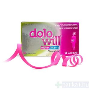Dolowill Rapid 342 mg filmtabletta 10x
