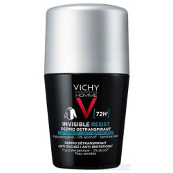   Vichy Homme Deo roll Invisible Resist 72h 50 ml foltmentes Anti Stains