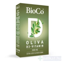 BioCo Oliva D3-vitamin 3000 NE lágyzselatin kapszula 60x