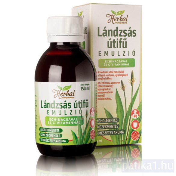 VitaPlus Herbal Lándzsás útifű echinacea C-vitamin szirup 150 ml