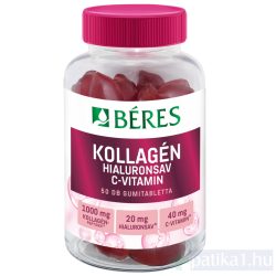 Béres Kollagén hialuronsav C vitamin gumitabletta 50x