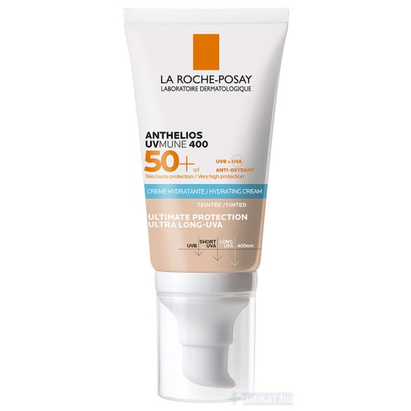 LRP Anthelios UV MUNE 400 Ultra krém Színezett SPF50+ 50 ml