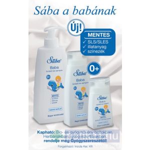 Sába Baba fürdető és sampon 400 ml