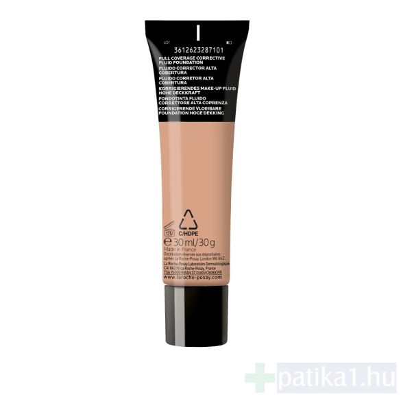 LRP TOLERIANE ERŐSEN FEDŐ, KORREKCIÓS ALAPOZÓ MAKE-UP SPF25 ÁRNYALAT 12 30 ML