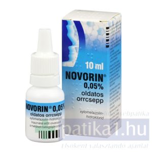 Novorin 0,05% oldatos orrcsepp 10 ml