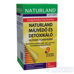 Naturland Májvédő és detoxikáló tea 25 filter