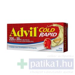 Advil Cold Rapid 200 mg/ 30 mg lágy kapszula 10 db