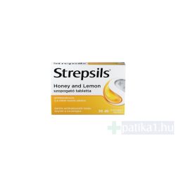   Strepsils Honey and lemon szopogató tabletta 36x mézes citromos