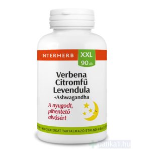 Interherb XXL Verbena Citromfű Levendula Ashwgandha tabletta 90x