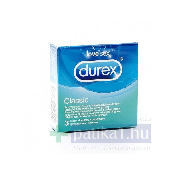 Durex Classic óvszer 3db