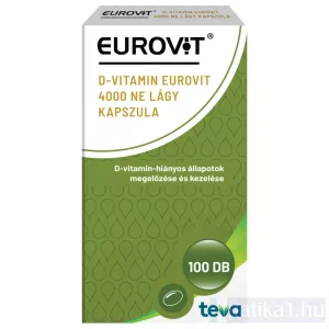 D-Vitamin Eurovit 4000 NE lágy kapszula 100x
