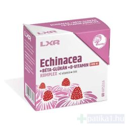   LXR ECHINACEA +BÉTA-GLÜKÁN +D-VITAMIN KOMPLEX 60X kapszula