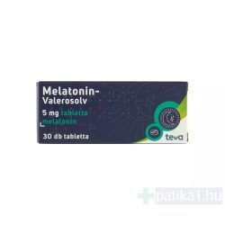 Melatonin-Valerosolv 5 mg tabletta 30x