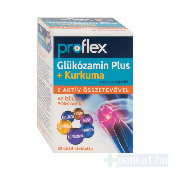 Proflex glükózamin Plus + kurkuma filmtabletta 60x