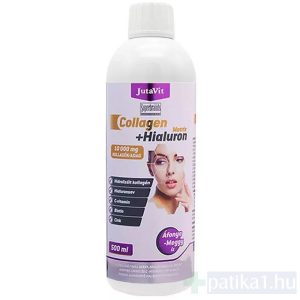 JutaVit Collagen + Hialuron Matrix ital áfonya-meggy 500 ml