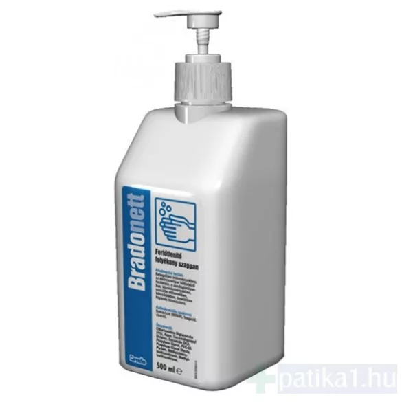 Bradonett fertőtlenítő folyékony szappan 500 ml pumpás