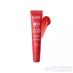 Babé Sun Lip / Cheek color SPF50 szájfény piros 20 ml