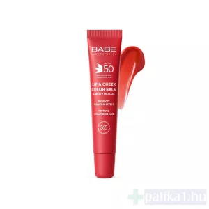 Babé Sun Lip / Cheek color SPF50 szájfény piros 20 ml