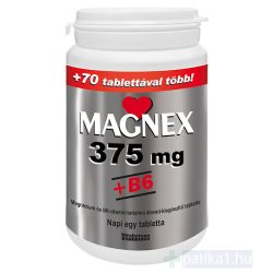 Magnex 375 mg + B6-vitamin tabletta 250 db