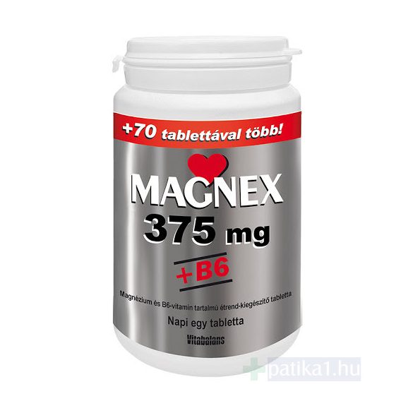 Magnex 375 mg + B6-vitamin tabletta 250 db