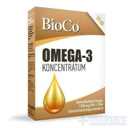 BioCo Omega-3 koncentrátum kapszula 30x