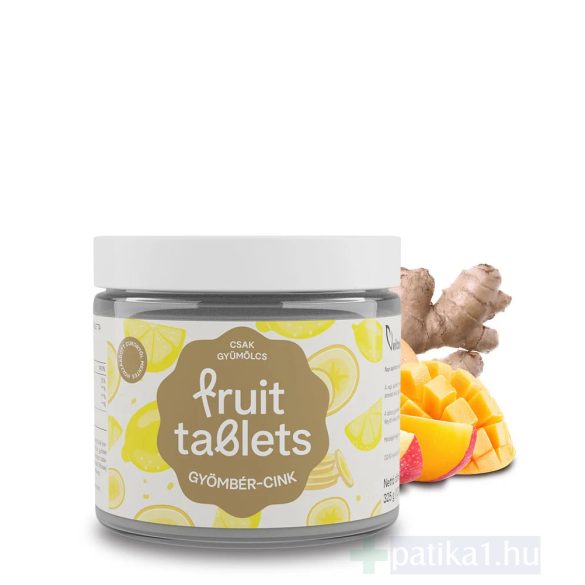 Vitaking Fruit tablets gyömbér-cink tabletta 130x