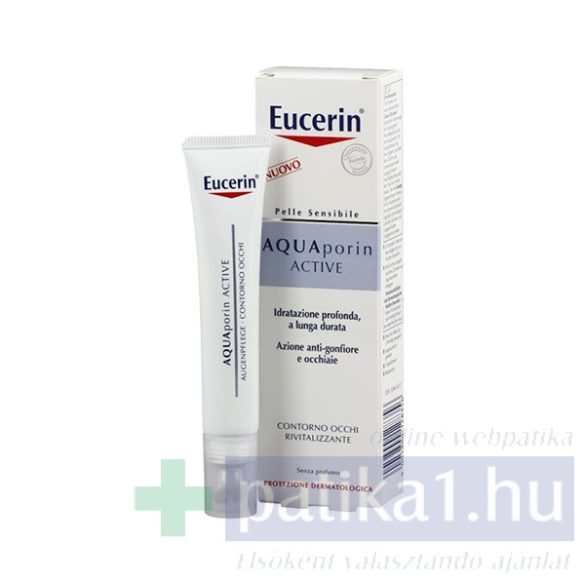 Eucerin AQUAporin ACTIVE Hidratáló szemkörnyékápoló 15 ml
