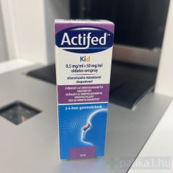 Actifed Kid 0,5 mg/ml + 50 mg/ml oldatos orrspray 10 ml