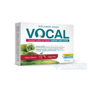 Vocal szopogató tabletta cseresznye 24x