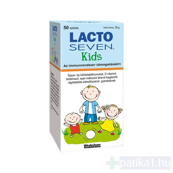 Lactoseven Kids  rágótabletta 50x 